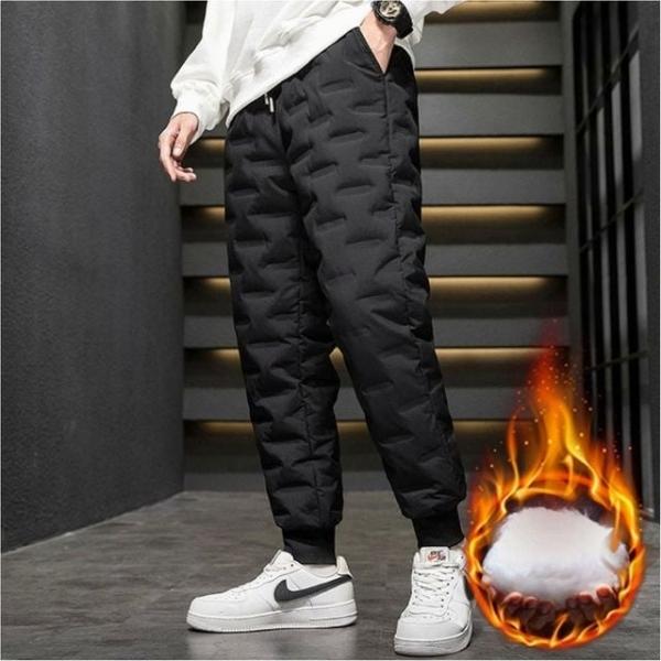 남성 털안감 패딩바지 밴딩 겨울 기모 조거팬츠 방한