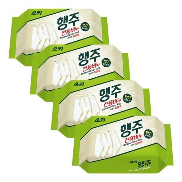 무궁화 소키 행주 전용비누 150g X 4개