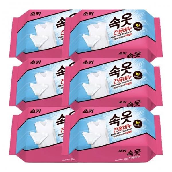 무궁화 소키 속옷 전용비누 150g X 6개