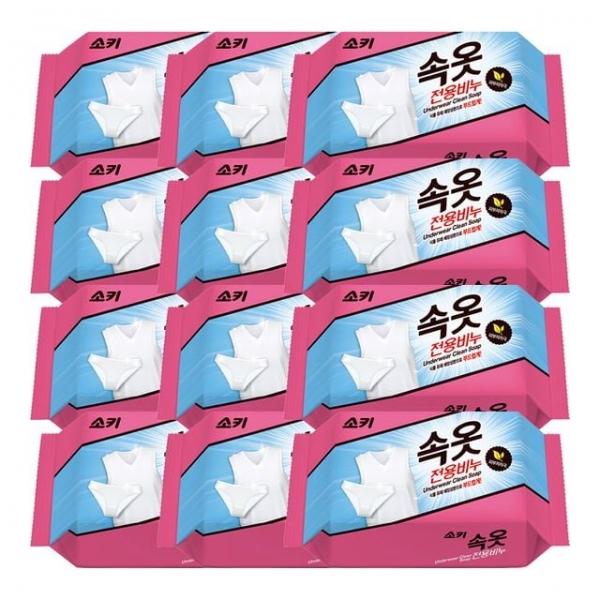 무궁화 소키 속옷 전용비누 150g X 12개