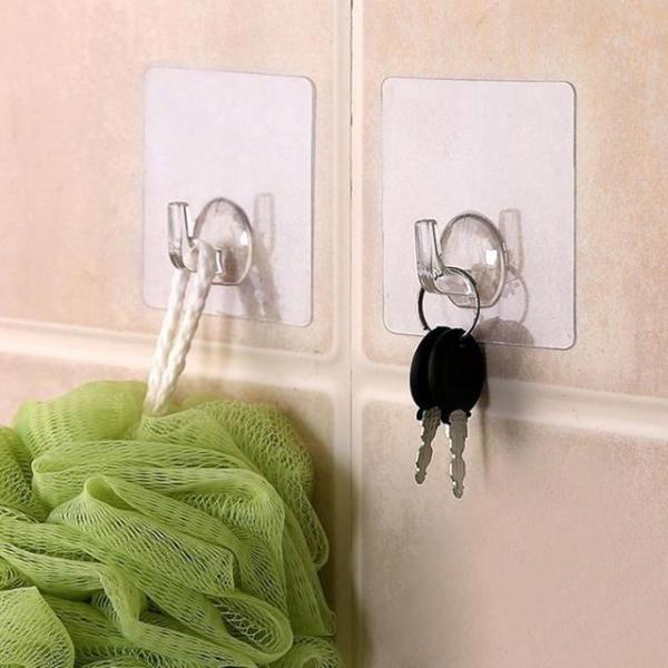 s444 부착식 벽고리 간단 데일리 멀티 후크걸이 40개