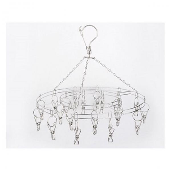 원형 20P 라이너 스텐 빨래집게 건조대 회전형 걸이형