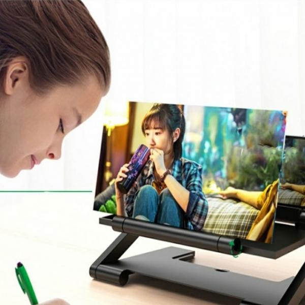 높이조절 고화질 스마트폰 휴대폰 확대 스크린 거치대