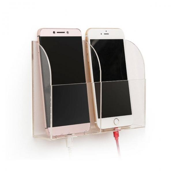 키밍 벽걸이 휴대폰 충전 거치대 리모콘 수납 홀더