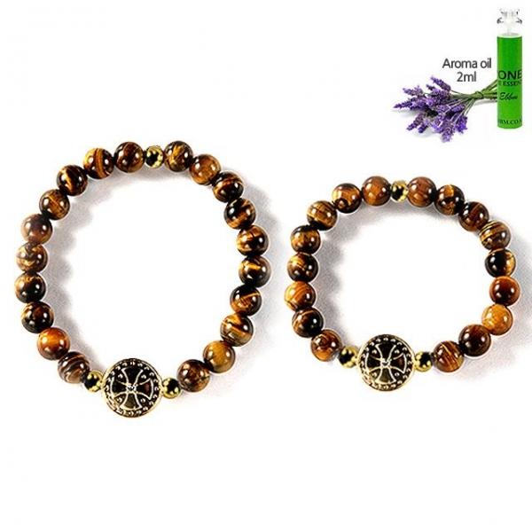 호안석 커플 아로마 원석 팔찌