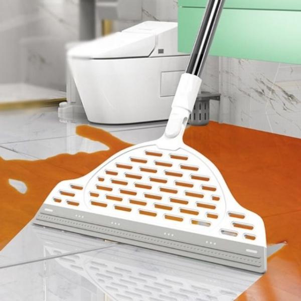 실리콘 빗자루 180도 청소 물기제거 미용실 머리카락