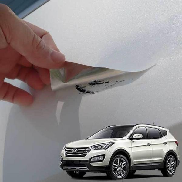 싼타페DM 붓펜 스티커 PW6 화이트크리스탈 페인트