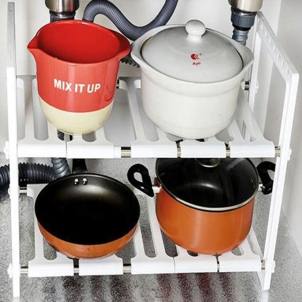 잔솔 싱크대 하부장 정리 선반 주방 수납 정리대 언더