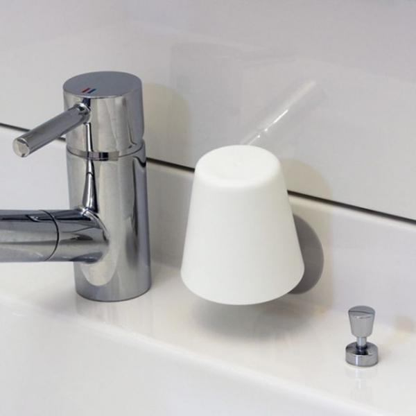 일본 거꾸로 스탠드 욕실 흡착식 양치컵 세트