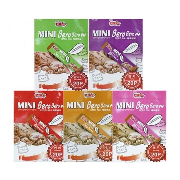 더캣츠 미니 베로베로 20p X2개 고양이츄르 영양간식