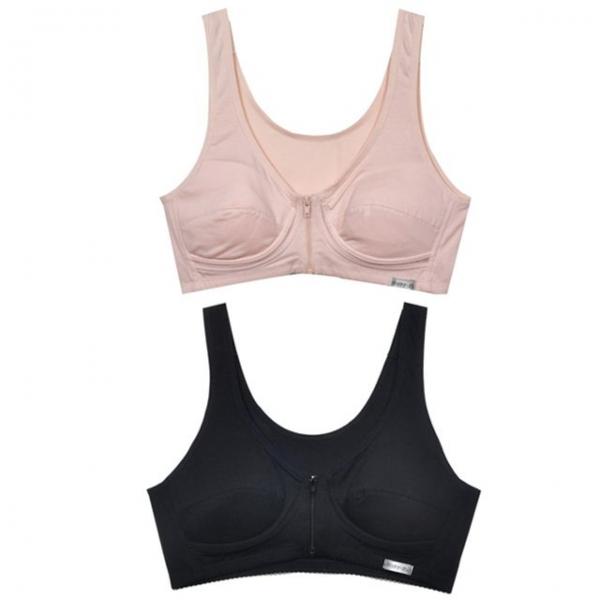 (탈렌트)모달 스포츠 런닝형 앞 지퍼 브라