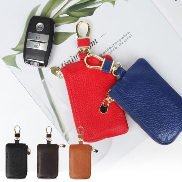 ITC 소가죽 차키홀더 스마트키 케이스 차량 악세사리