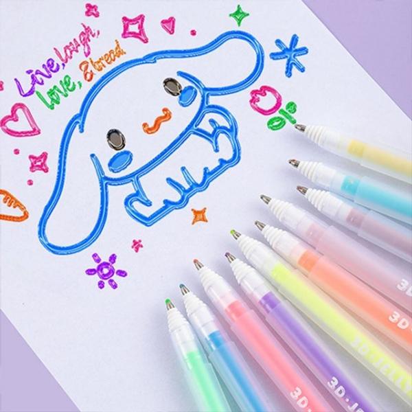 아트필드 3D 입체 젤리펜 6색