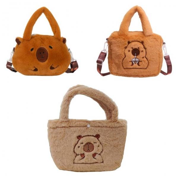 (별별창고) 카피바라 디자인 토트백 크로스백 3종