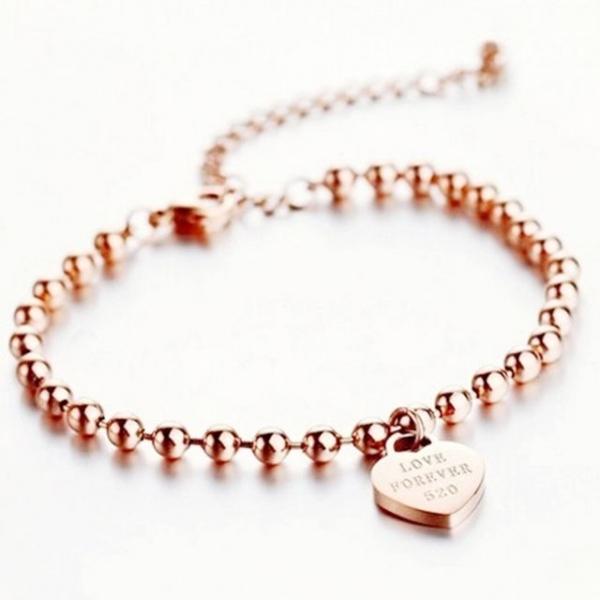 무변색 써지컬팔찌 하트펜던트 PM1000-14