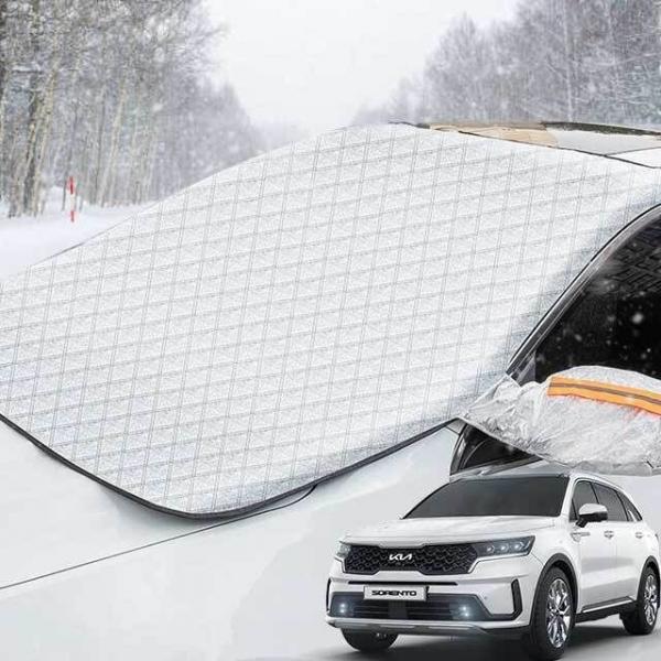 쏘렌토MQ4 성에방지 앞유리커버 자동차 앞유리 덮개