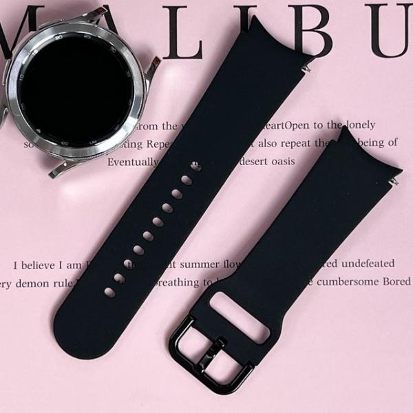 엔터콘 갤럭시워치 6 5 4 스트랩 실리콘 스포츠 밴드