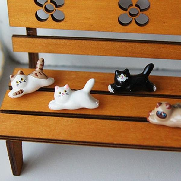 고양이 마그넷 자석 4P세트 2style 냉장고자석