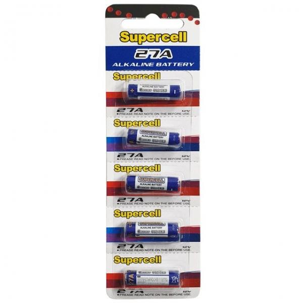 슈퍼셀 알카라인 27A 12V 건전지 1세트(5P) 배터리