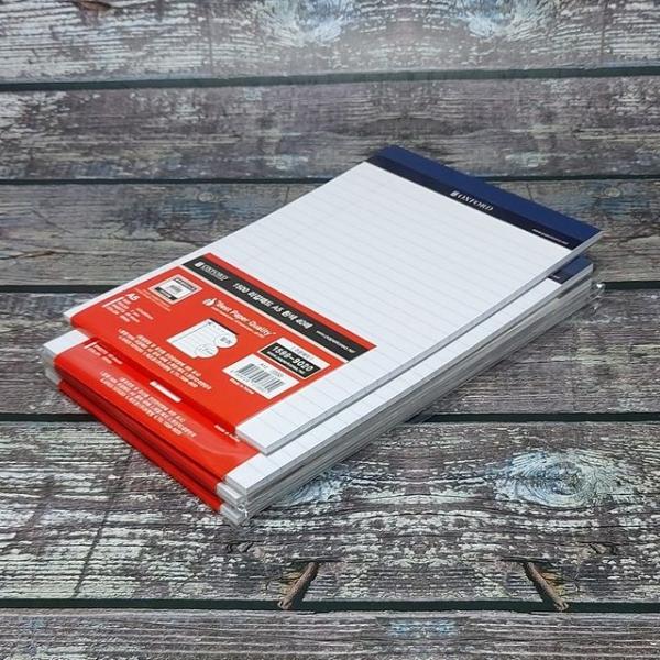 브랜빌  A5 리갈패드-화이트 라인 40매 5권