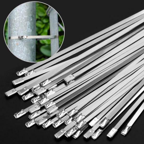 스텐 전선 정리 고정 케이블타이 4.6x300mm 100개