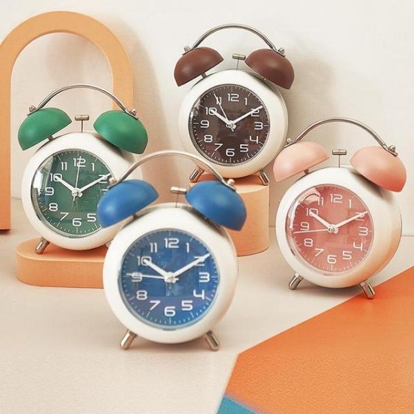 클래식 무소음 알람시계 자명종 탁상 가정용 침실