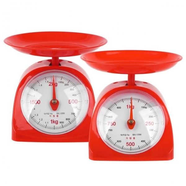 경인 아날로그 주방 저울 1kg 2kg