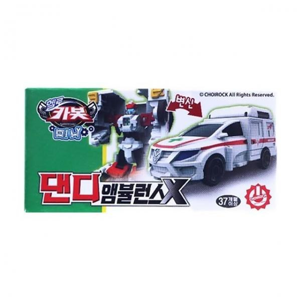 헬로카봇 미니 댄디 앰뷸런스X 로봇 자동차 장난감
