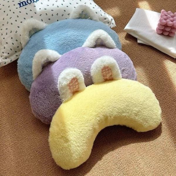 강아지 고양이 잠자리 베개 귀여운 벨벳 목 쿠션