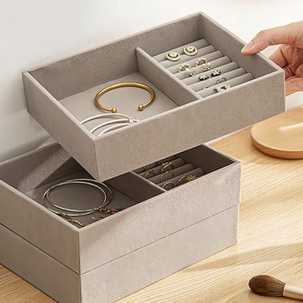 쥬얼리 악세사리 3단 별도 파티션 분할 트레이 보관함