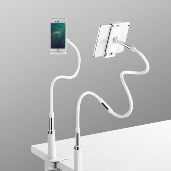 알루미늄 침대에 꽂아쓰는 집게형 휴대폰 거치대