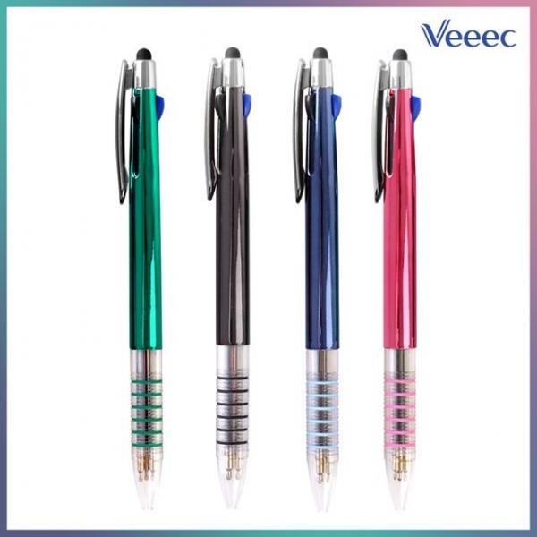 히트3색(6링) UV니들터치 볼펜 (0.7mm) X 10개