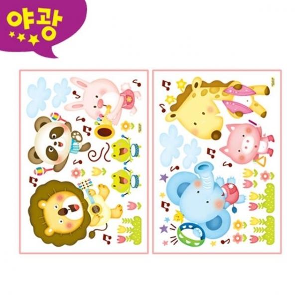 요모조모 꾸미기 스티커 동물음악대 FDT-4210