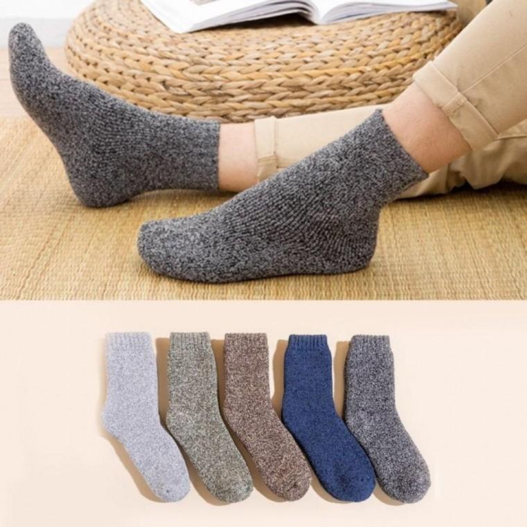 남자 겨울 양말 겨울 중목 두꺼운 두꺼운 무지 방한 기모 수면 추천 기모