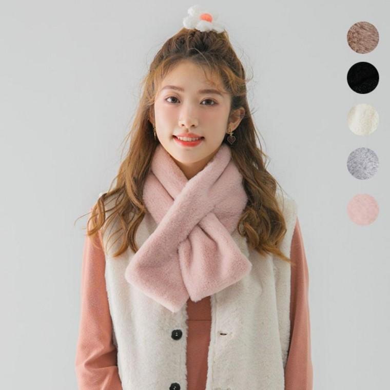 쁘띠 머플러 머플러 여성 털목도리 따뜻한 패션잡화 머플러 겨울 스카프