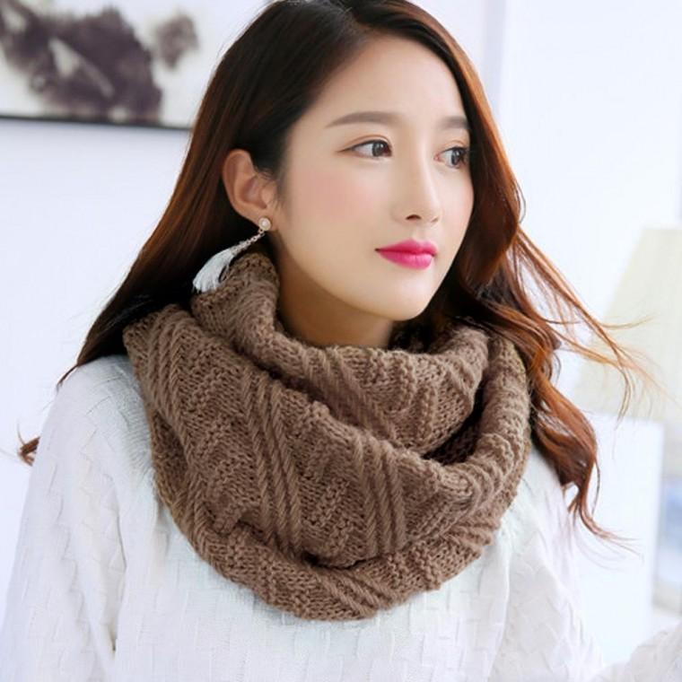 니트 나인스 코코아 방한목토시 넥워머 추천 겨울 방한 잡화 따뜻한 니트