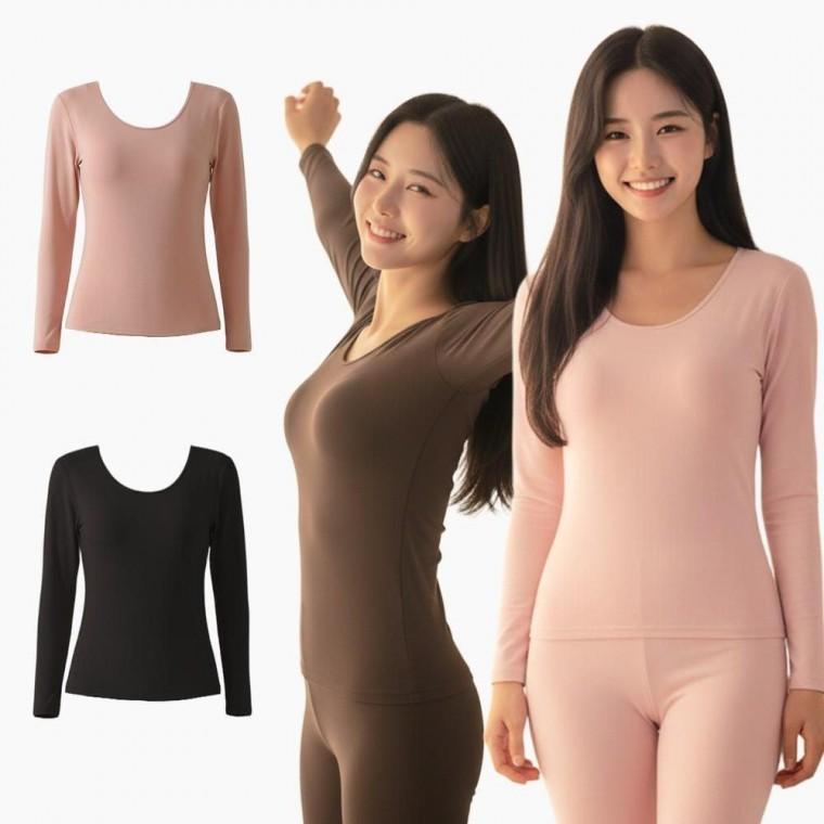 내의 여성내복 실내복 상의 바지 긴팔 여자내복 동내의 성인 겨울 할머니