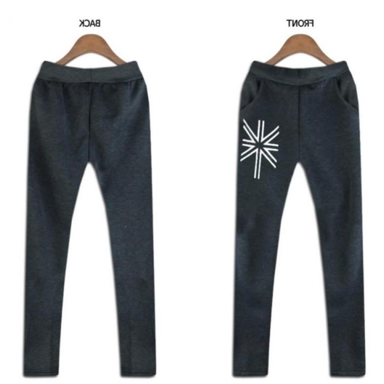 영국국기 여성 기모 팬츠 캐주얼 겨울 바지 트레이닝 기모 복 영국국기