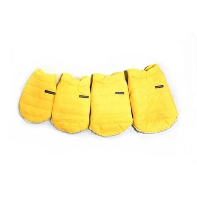패딩 세이치즈 옐로우 옐로우 애완동물의류 겨울 패딩 잡화 강아지 옷
