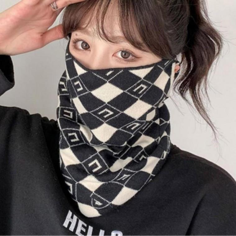 멀티 4in1 방한 마스크 방한마스크 자동차 소품 4in1 스카프 겨울