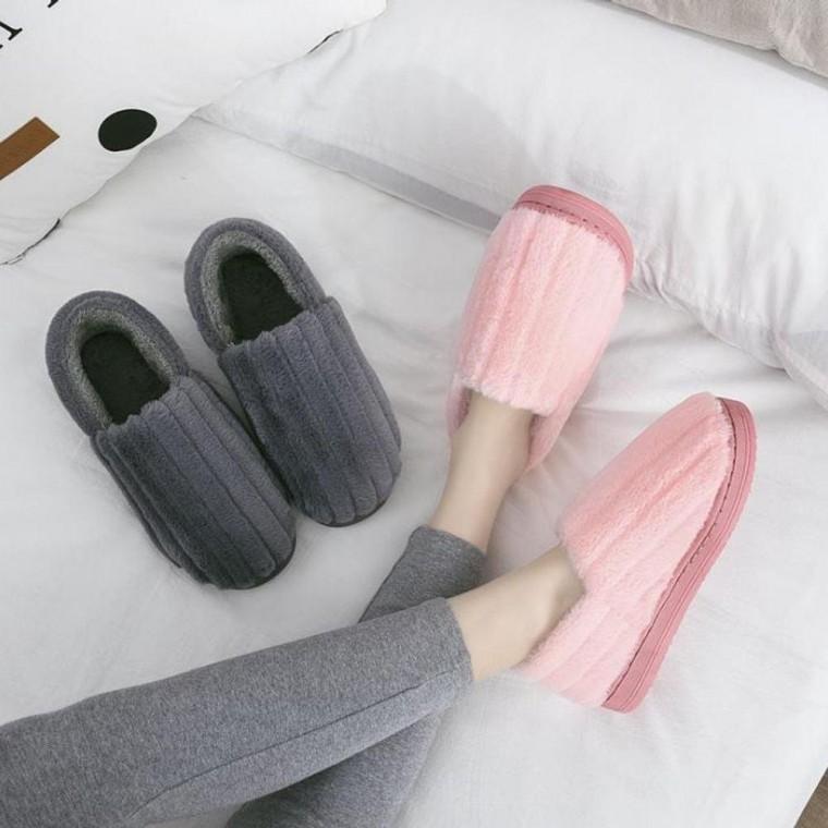 컬러 털 겨울 보온 커플 실내화 따뜻한 슬리퍼 커플슬리퍼 편안한