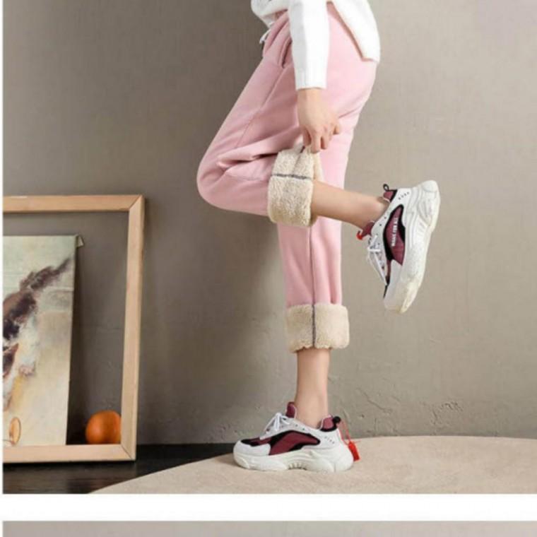 기모 따뜻한 팬츠 바지 홈웨어 여성 겨울 조거 츄리닝 홈웨어바지 기모팬츠