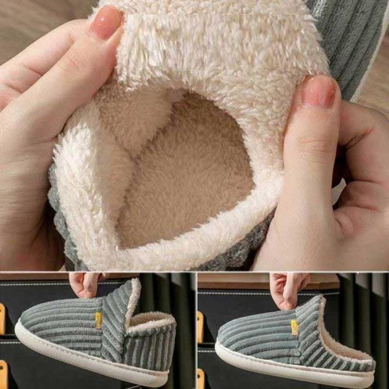 안감 기모 겨울 방한 부츠 털슬리퍼 슬리퍼 코듀로이 여성 따뜻한 기모
