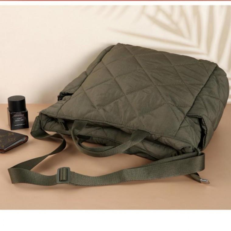 캐주얼 패딩가방 누빔 토트 겨울 크로스백 여성 패딩 크로스백 겨울