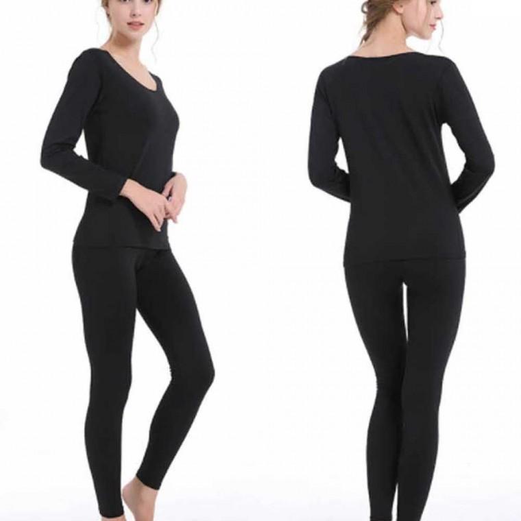 겨울 여자 겨울 보온 내복 이너 웨어 내의 얇은 속옷 보온 얇은 내복