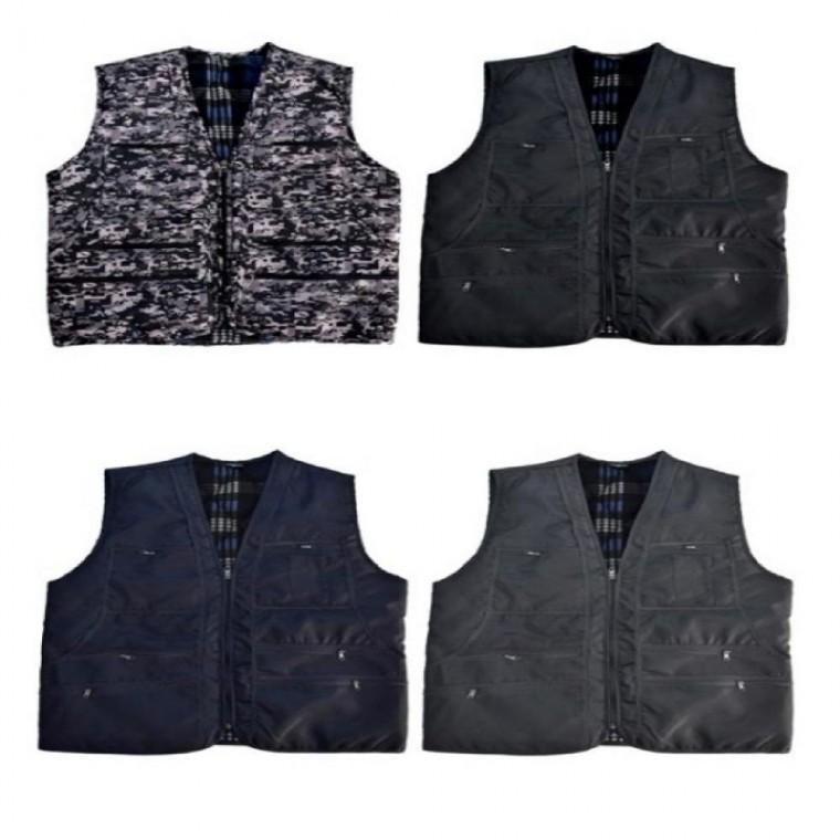 기모 겨울 안전 조끼 작업조끼 방한 남성 겨울 레저 작업 등산 기모 방한