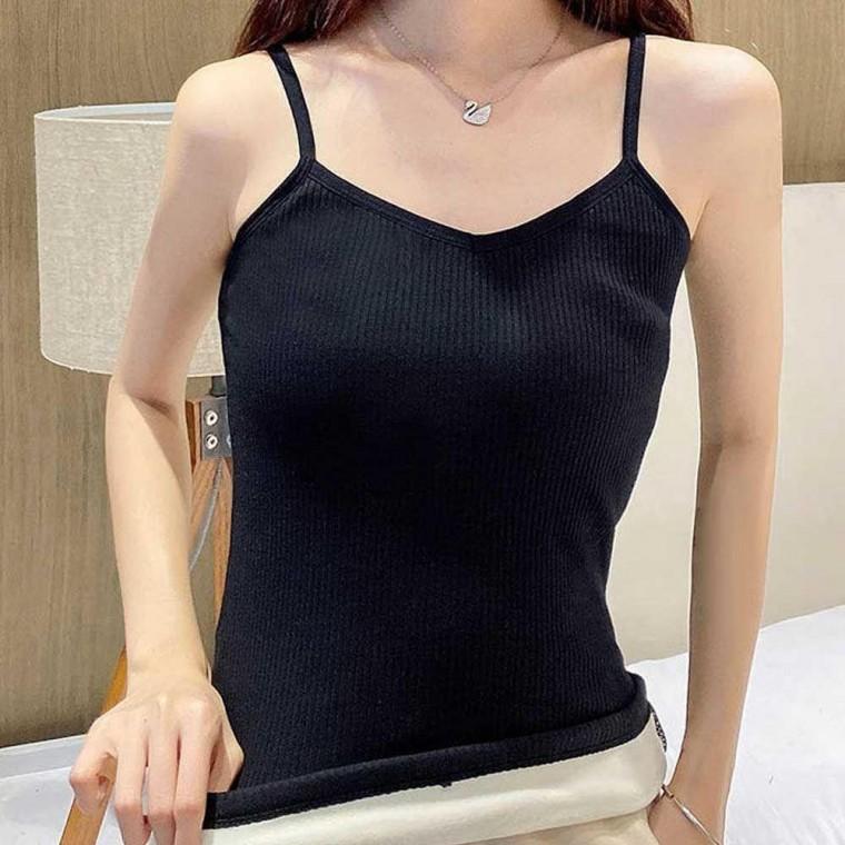 기모 여자 겨울 나시 골지 이너 베이직 민소매 따뜻한 겨울 따뜻한민소매