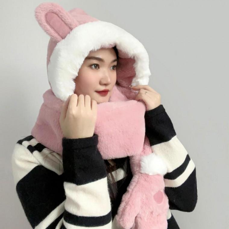 여자 방한목토시 겨울용 후드 목도리 방한 넥워머 추천 여성 넥워머 여자