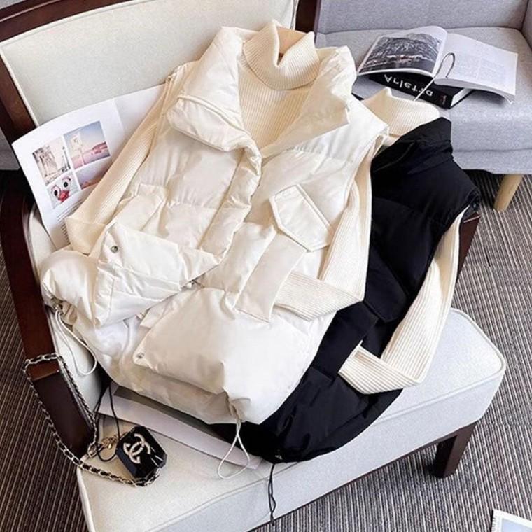 베이직 여자 여성 기본 패딩조끼 아우터 베스트 다운 겨울 아우터 베이직 베스트