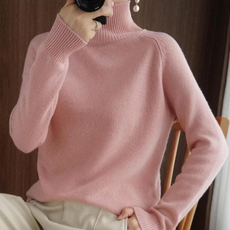 여성 터틀넥 겨울 목폴라니트티 반목폴라 니트티 겨울 니트 목 스웨 티 티